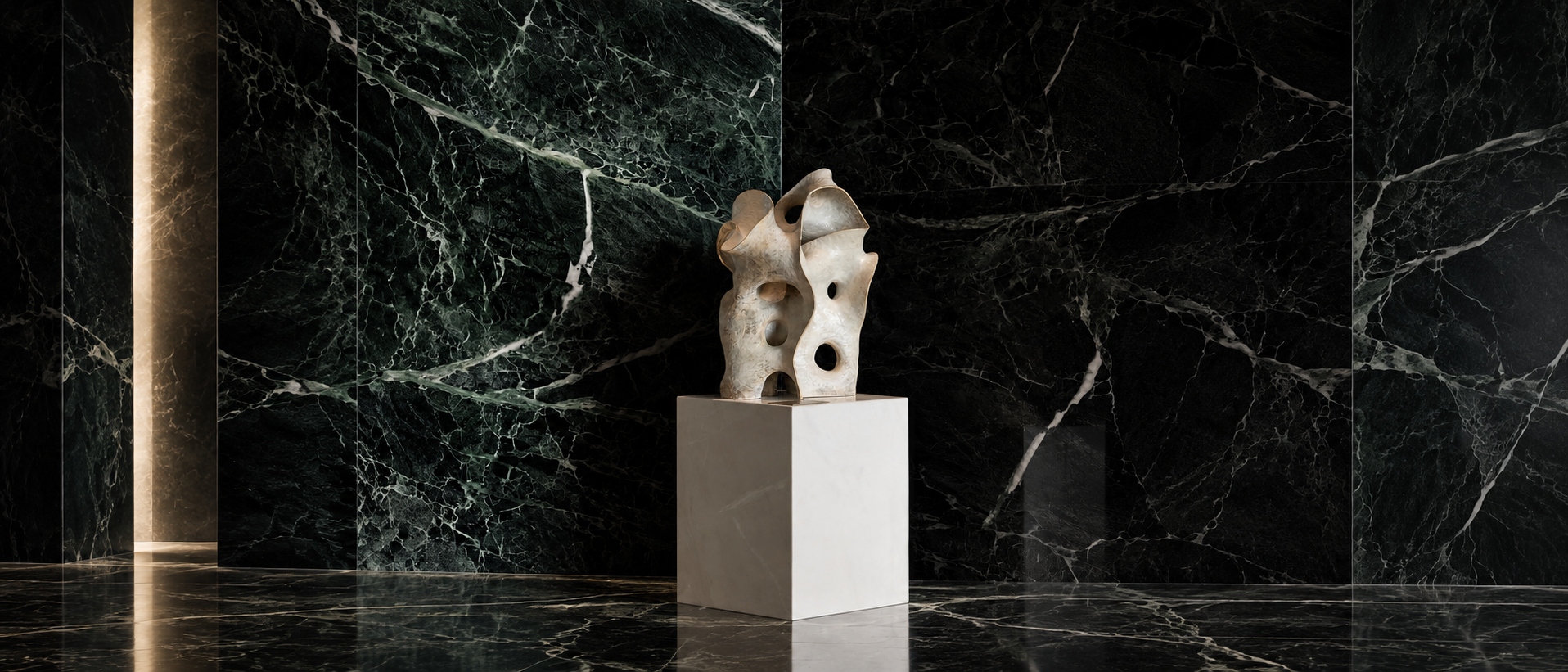 Decorative objects and everyday forms within the home