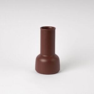 Tawny Sculptural Carafe - Tall-Neck Ceramic Pitcher